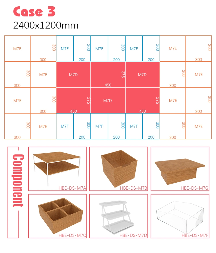 Wholesale Desktop Rising Step Shape Crylic Cosmetic Display Stand