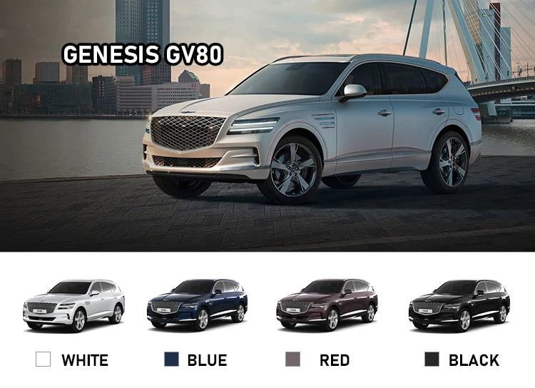 360 Panoramic Image 7 Exterior Cameras 18 Speakers Genesis Gv80 Flagship Edition Electric Car