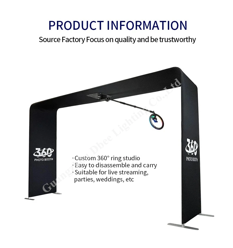 360 Selfie Overhead Truss 360 Overhead Spin Photo Booth Controller 360 Overhead with Truss Spin Motorized