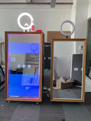 Prezzo conveniente 55 pollici Selfie Magic Photo Mirror Booth portatile Selfie Photo Booth Magic Photobooth Mirror