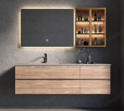 Specchietto anteriore a LED per decorazioni domestiche di lusso con sensore di movimento/anti-appannamento Interruttore