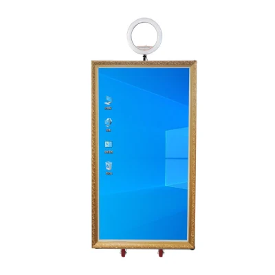 Prezzo conveniente 55 pollici Selfie Magic Photo Mirror Booth portatile Selfie Photo Booth Magic Photobooth Mirror