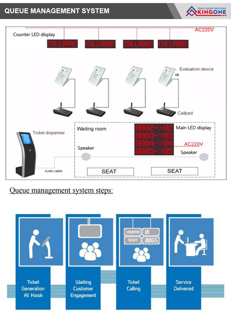 Self Service Instagram Printing Kiosk for Photo Booth Touch Screen Ticket Vending Machine