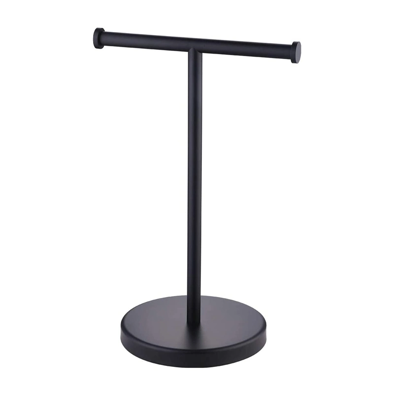 Wholesale Countertop T-Shape Towel Bar Rack Hand Towel Holder Stand