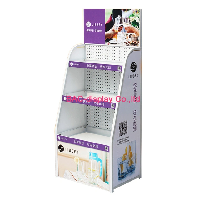 High Quality Branded Retail Store Wire Wine Metal Display Stand