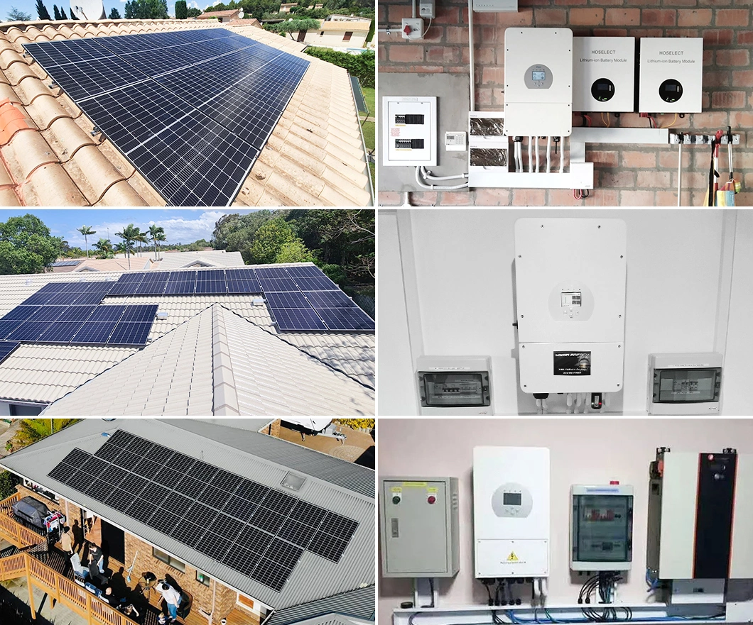 3 Phase 380V 10Kw 15Kw 20Kw 25Kw 30Kw Complete Hybrid Solar Power Energy Home Systems Kit