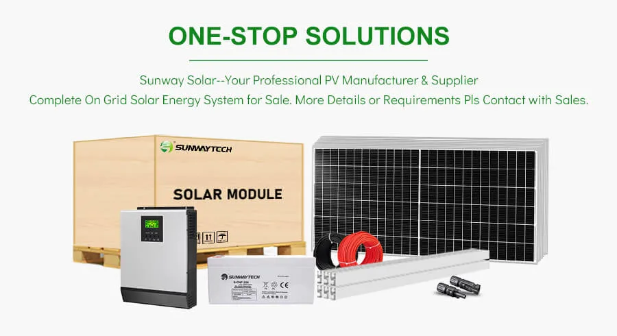 Sunway Full off Grid Solar Energy System 5000W 5kw 10kw 5 10 Kw Solar Power Generator System Complete Kit