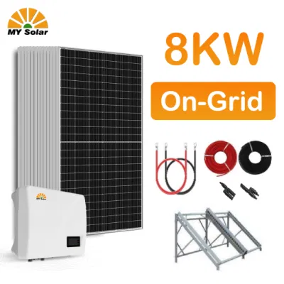 8KW 8 KW en la red eléctrica el mejor sistema solar para el hogar