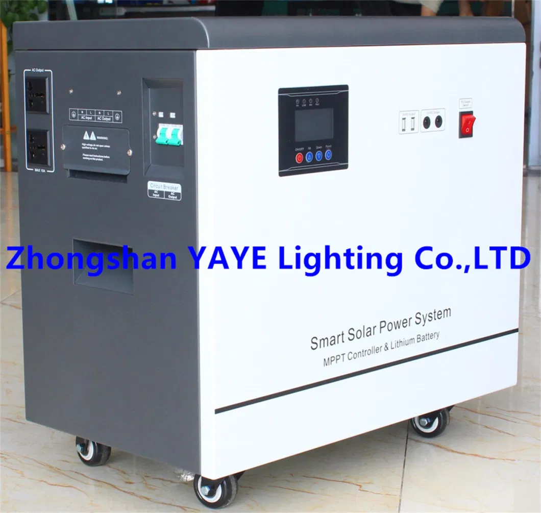 Yaye Best Solar Manufacturer Factory Home/Office Portable Mini Industrial Power System Station Lithium Battery Generator 2kw/3kw/5/6kw/10kw/12kw/15kw/20kw/30kw