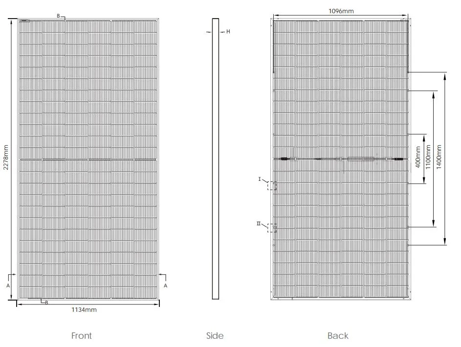 Bifacial Solar Panels 560W 565W 570W 575W 580W Tiger Neo N-Type 72hl4-Bdv 560-580 Watt