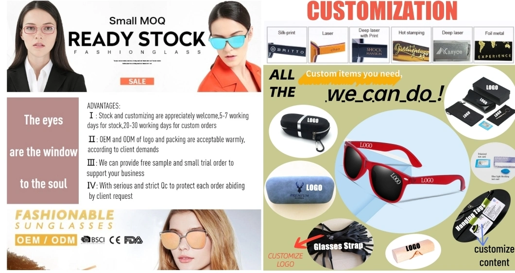 Customize Half Frame Hanging Wire High Definition Fashion Reading Glasses