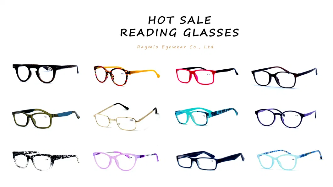 Half Frame Reading Glasses with Black Tips