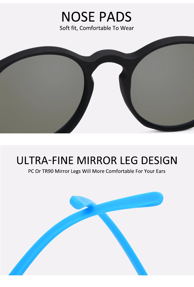 Small Round Sunglasses 2023 UV400 Custom Logo Sun Glasses for Men Women Fashion Vintage Shades