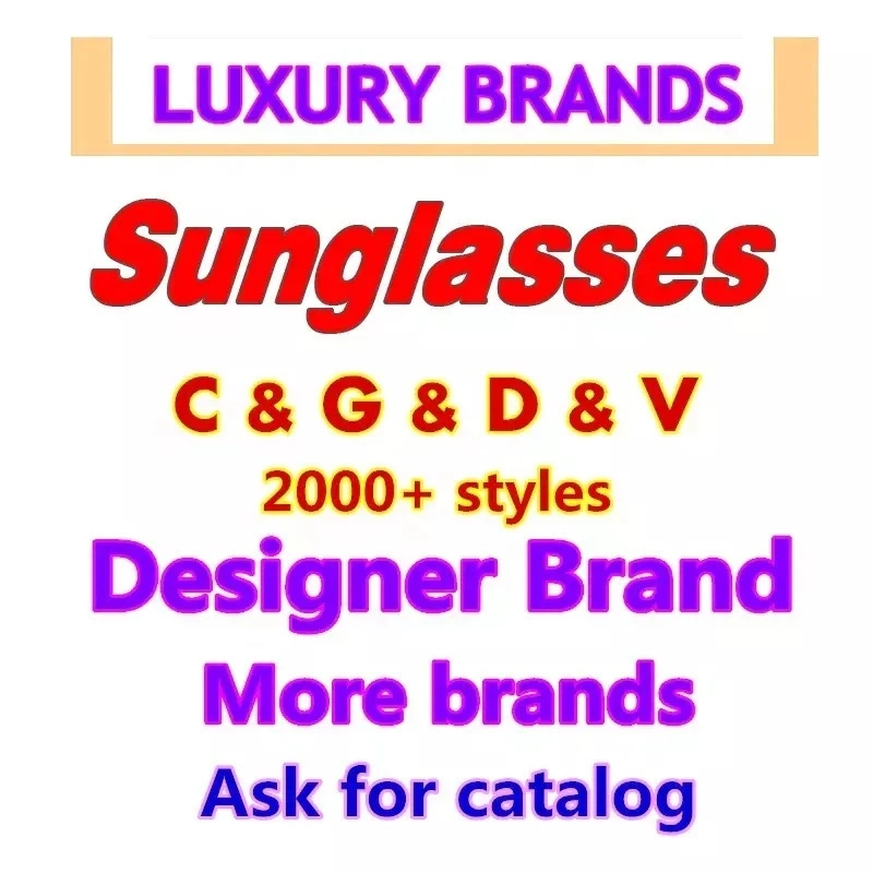 1: 1 Custom Luxury Designer Men&prime;s Shades Sunglass Famous Brand Square Sunglasses for Women 2023