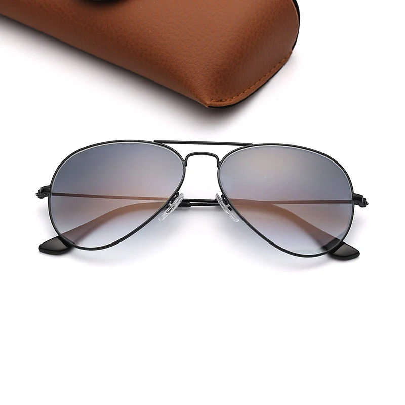 Luxury Fashion Sunglasses Men Pilot Aviation Sun Glasses Metal Frame UV Lenses Eyewear Glasses