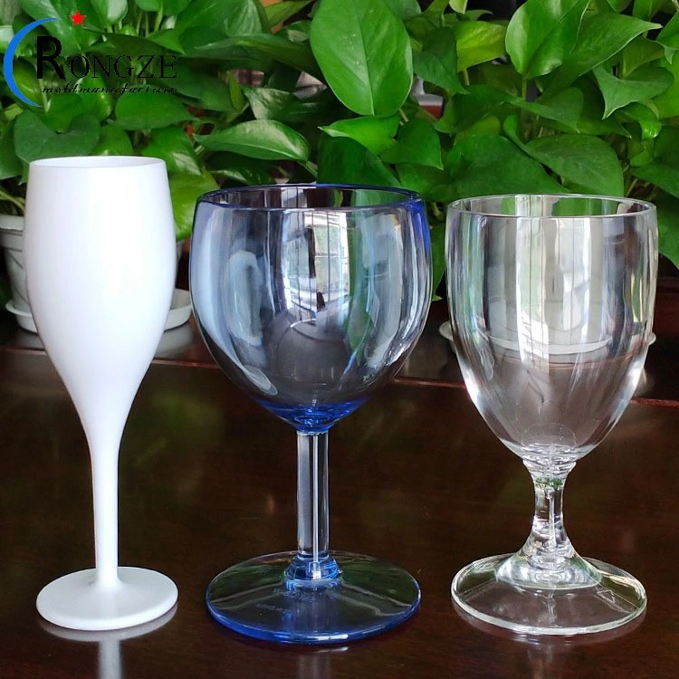 Custom Reusable BPA-Free Colorful Plastic Wine Glasses