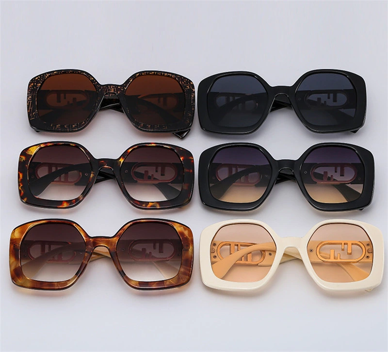 UV400 Sunglasses Men Women Famous Designer Retro Geometric Frame Fashion Male Female F Brand Sun Glasses