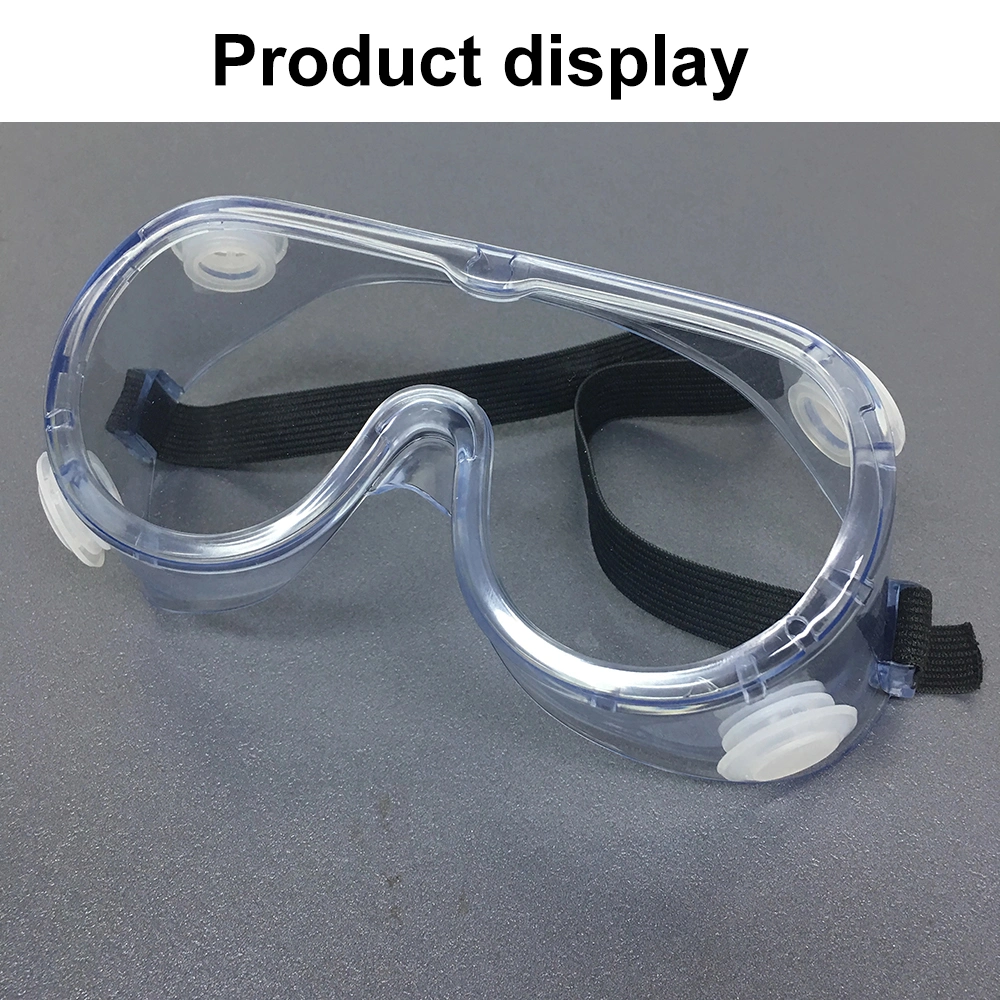 Reusable CE FDA Approved Plastic PVC Eye Protection Safety Glasses