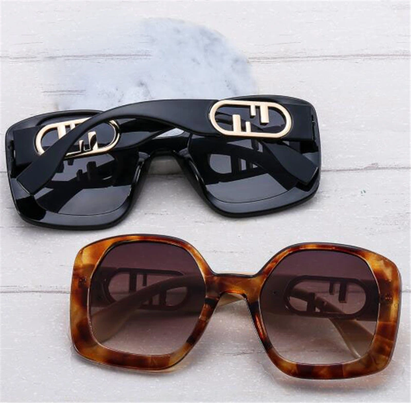 UV400 Sunglasses Men Women Famous Designer Retro Geometric Frame Fashion Male Female F Brand Sun Glasses