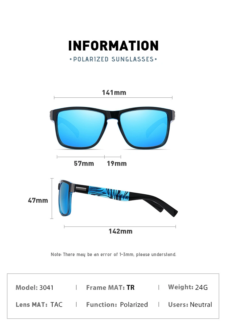 Colorful Nice Qaulity Fashion Polarized Sporty Tr Sunglasses for Unisex