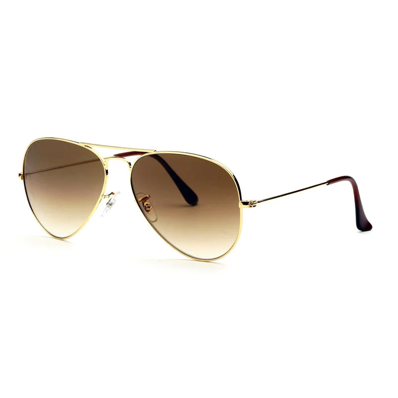 Luxury Fashion Sunglasses Men Pilot Aviation Sun Glasses Metal Frame UV Lenses Eyewear Glasses