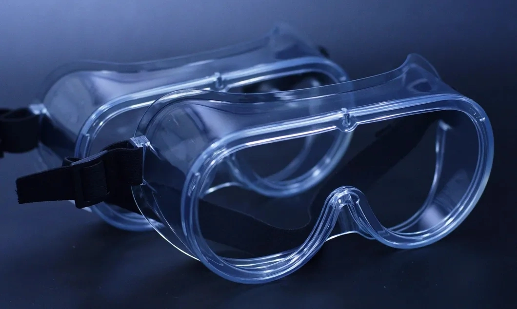 Reusable CE FDA Approved Plastic PVC Eye Protection Safety Glasses