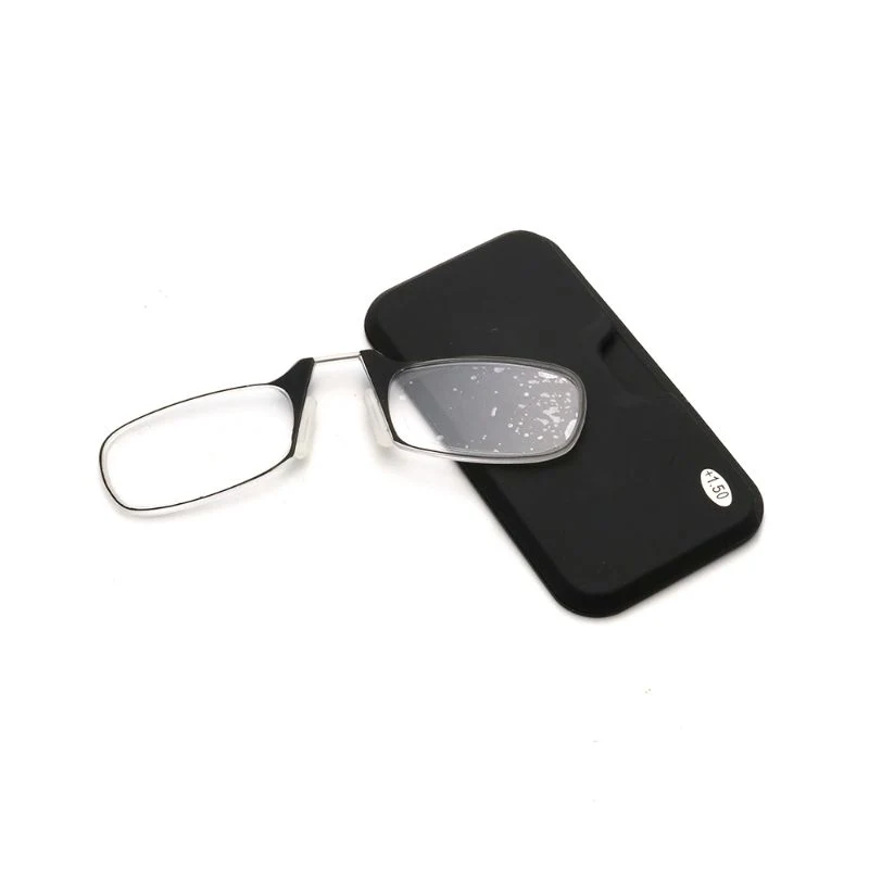 Pocket Metal Frame Pocket Mini Nose Clip Reading Glasses