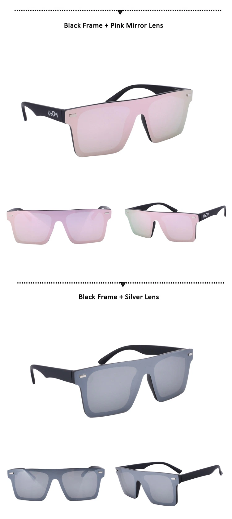 2024 Trending Fashion Accessories Colorful Unisex UV Polarized Anti Salt Sunglasses with Logo