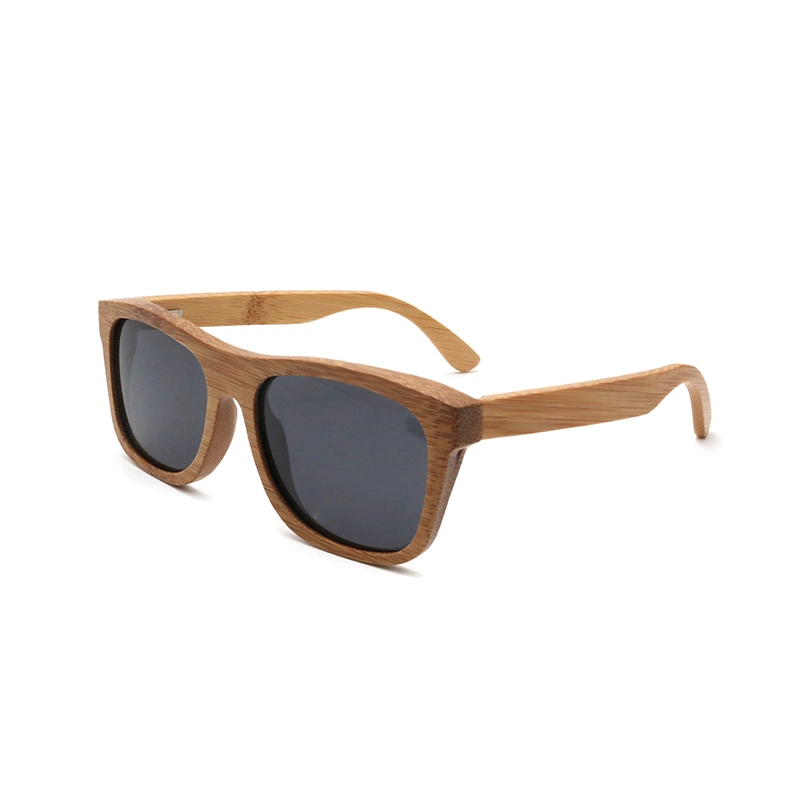 Eco Friendly Bamboo Sunglasses Custom Logo Laser Polarized Shades Sun Glasses Bamboo Wooden Sunglasses Unisex