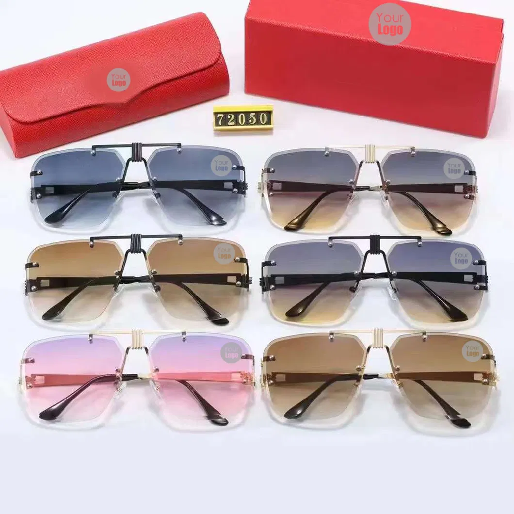 Fashion Classic Designer Polarized Luxury Sunglasses for Men and Women Designed Pilot Sunglasses UV400 Glasses with Metal Frames