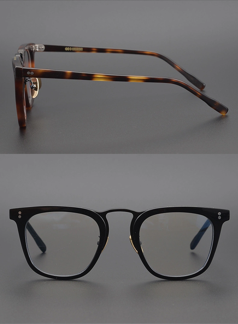 2024 New Japan Japanese 100% Handmade Pure Acetate Acet Titanium Optical Luxury Top Quality Eyeglasses Frames