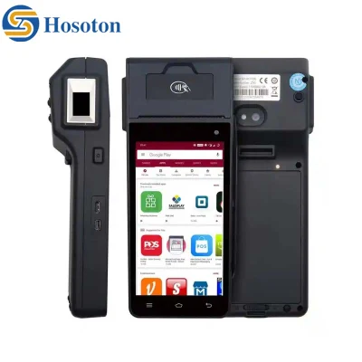  OEM Biometric Fingerprint Android WiFi 4G Bank Card Reader POS Mobile ATM POS Machine Z90