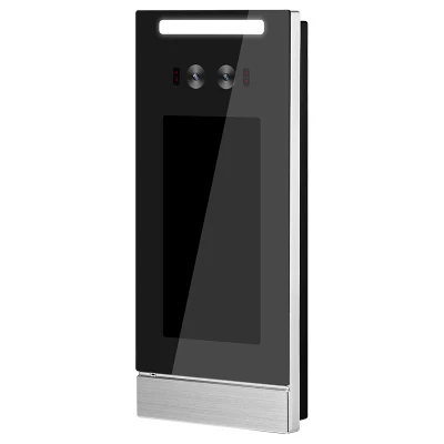  Plastic Case 5 Inch Face Recognition Authentication Access Control Temperature Camera System