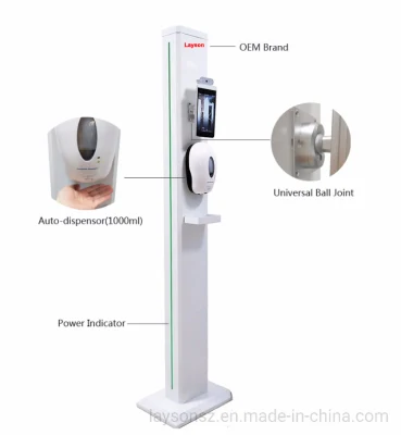  8" Facial Recognition Time Attendance Management Access Control Integrated Machine with Temperature Measurement and Face Mask Detection