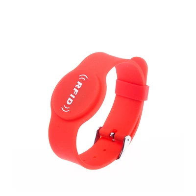  Adjustable Passive RFID Wristband Price Silicone Wristband / Bracelet NFC Tag Waterproof Smart RFID Band 13.56MHz Read and Write