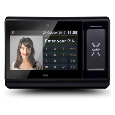 Employee Work WiFi 4G Biometric Fingerprint NFC BLE RFID Time Attendance Machine with Fingerprint Time Clock Check in/out