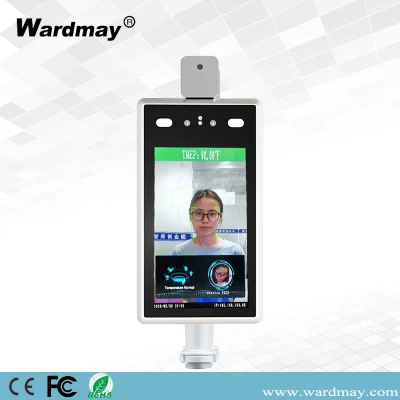 Face Recognize Access Control with Infrared Thermal Body Human Temperature Measurement Ai Analysic IP Camera with Adaptor