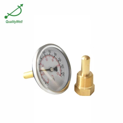 Bimetallic-Coil Thermometers Temperature Measurement Device for Measuring Temps in Industrial Settings