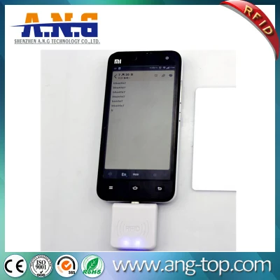 Android 125kHz RFID Reader Mini USB Connect with Mobile