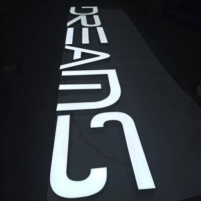  Custom Outdoor Face Lit 3D LED Luminous Letter Signage