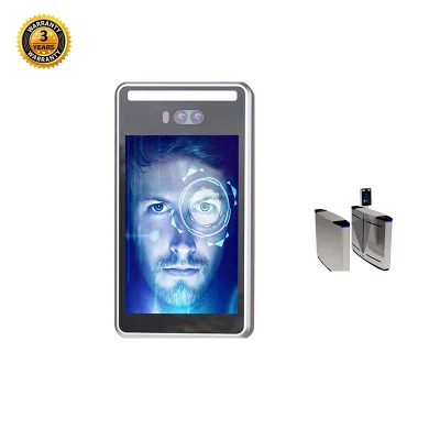 Security 8 Inch Two Cameras Real Time Face Recognition Flat Terminal