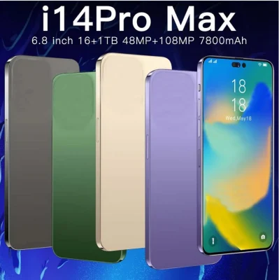  Mobilephone 6.8-Inch 14 PRO Max 14 13 PRO Max 13 High-Definition Facial Recognition