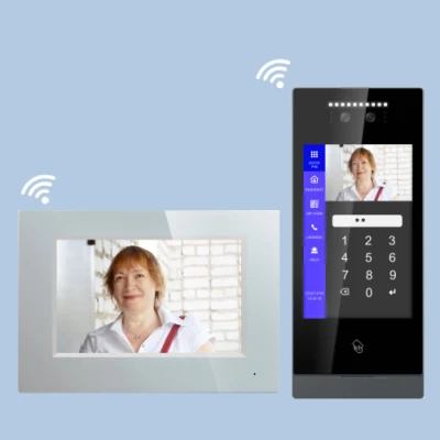Rongtel APP Facial Intercom Access Control, WiFi IP Video Doorphone for Home