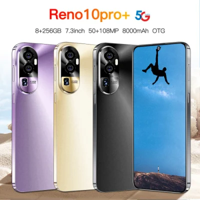 Customized Original Reno10 Face Recognition Phone Dual SIM Android Smart Phone