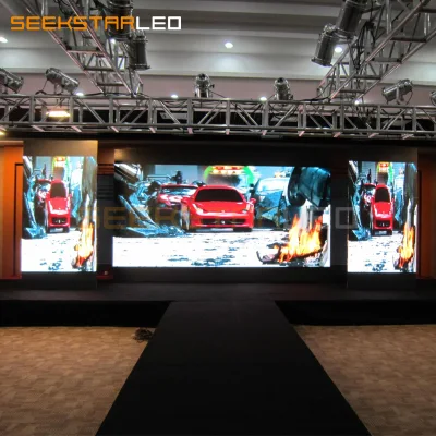  Customized RGB Portable Stage Rental Slim Backdrop Video Wall Hanging LED Display Billboards Panel for Concerts