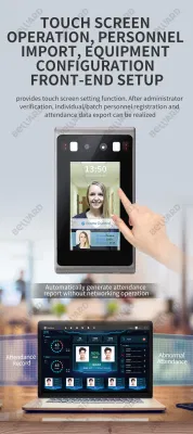  Wireless 4.3′ ′ 13.56 Card Reader Touch Screen Face Recognition Access Control Terminal