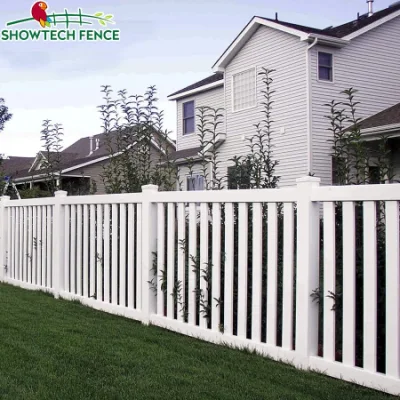  PVC Vinyl Fence Closed Picket Fence UV Authentication Easy Assembled