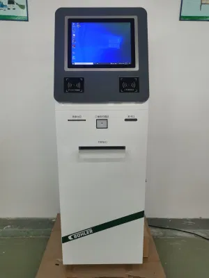 Muti-Function Self Service A4 Printing Card Disperse Kiosk with Facial Recognition Support Customize Logo