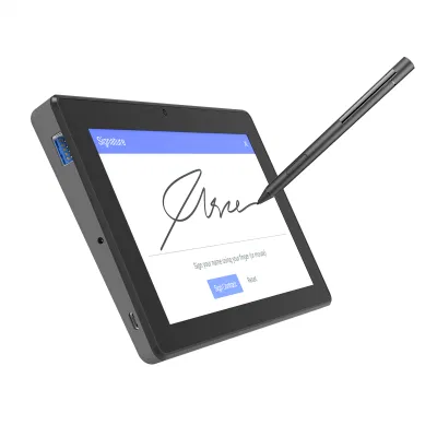  Customize OEM ODM Touch Screen Android 8inch Tablet WiFi Digital Signature Tablet PC Qr Code Scanning Signature Pad for Sales Counter