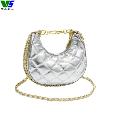 Wide Silver Factory Wholesale Petit Sac a Main Tendance Pour Femme 2023